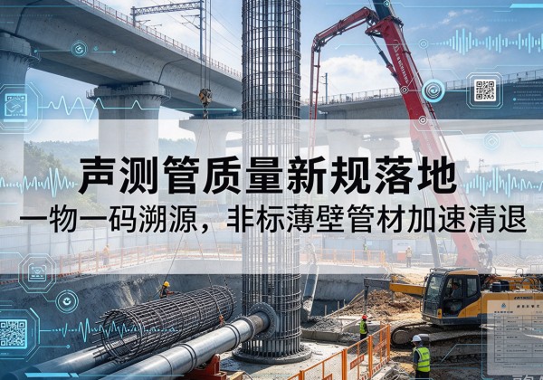 高安声测管质量新规落地，一物一码溯源，非标薄壁管材加速清退